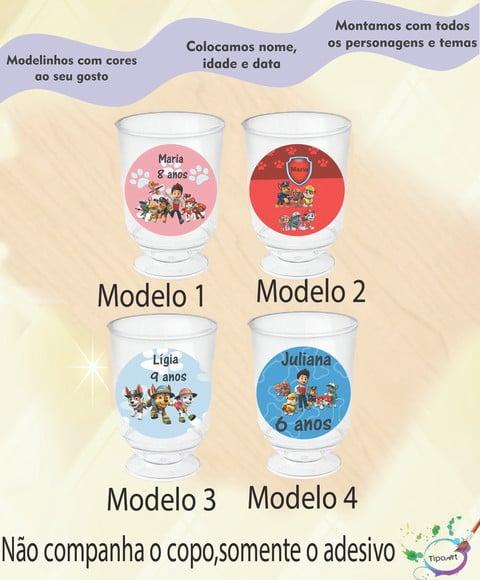 Adesivo 3,5 Cm-patrulha Canina