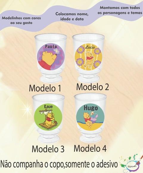 Adesivo 3,5 Cm-pooh