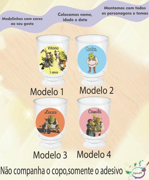 Adesivo 3,5 Cm-shrek
