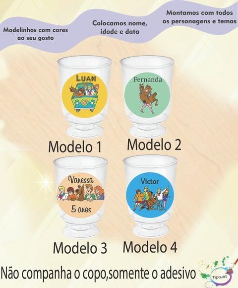 Adesivo 3,5 Cm-scooby Doo