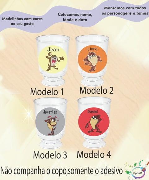 Adesivo 3,5 Cm-taz Mania