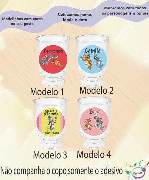 Adesivo 3,5 Cm-tom e Jerry