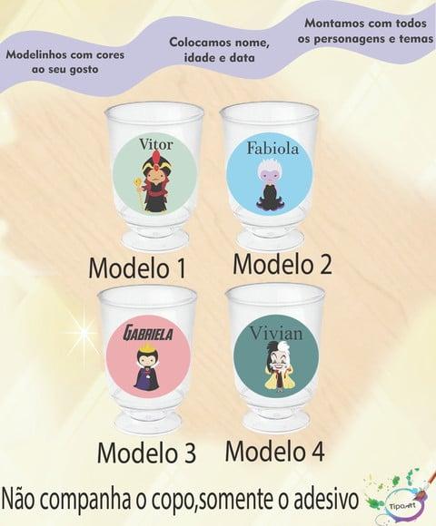 Adesivo 3,5 Cm-vilões