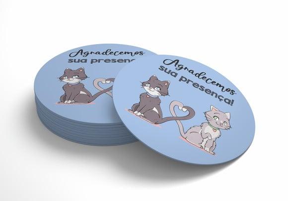 Adesivo 5 Cm- Agradecimento