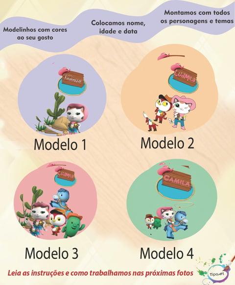 Adesivo 5 cm -sheriff Calie do Oeste