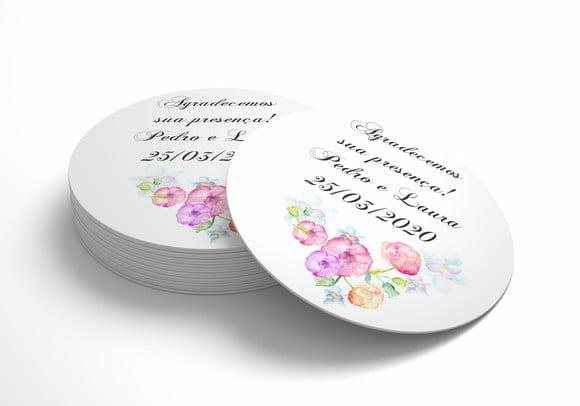 Adesivo 5 Cm- Agradecimento