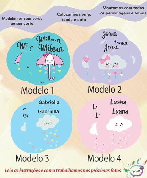 Adesivo 5 Cm- Chuva de Amor
