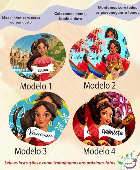 Adesivo 5 Cm- Elena de Avalor