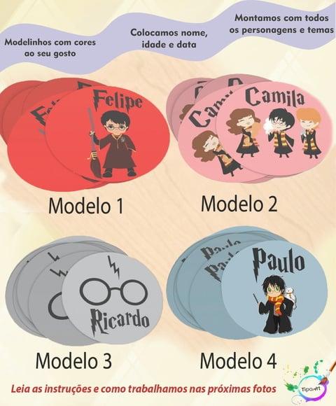 Adesivo 5 Cm- Harry Potter-modelo 1
