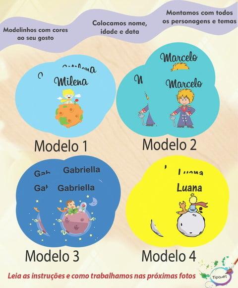Adesivo 5 Cm- Pequeno Príncipe