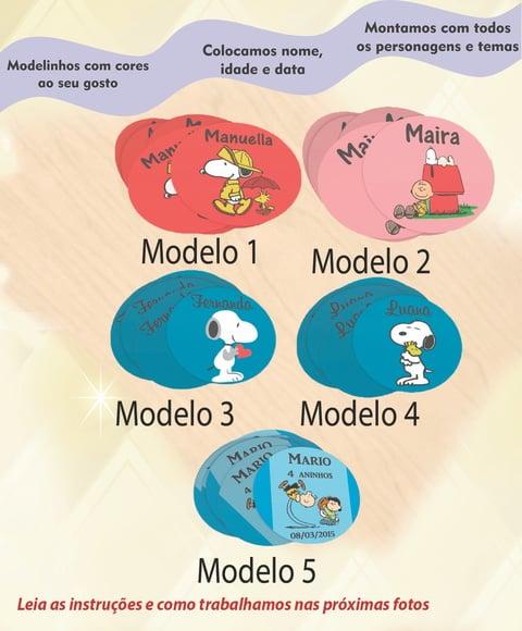 Adesivo 5 Cm- Snoopy