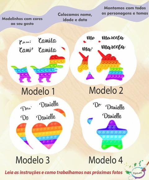 Adesivo 5 Cm- Pop Fidget
