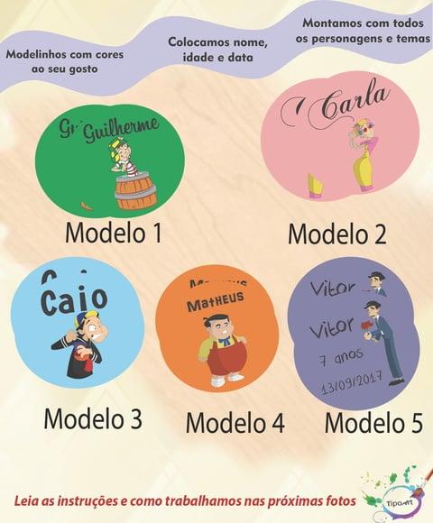 Adesivo 5 Cm- Turma do Chaves