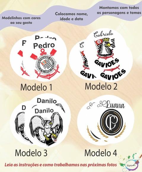 Adesivo 5 Cm- Timão