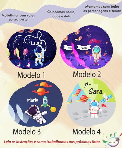 Adesivo 5 Cm-astronauta
