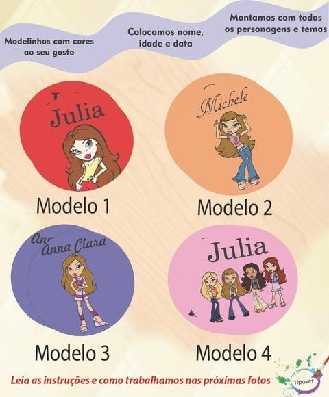 Adesivo 5 Cm-bratz