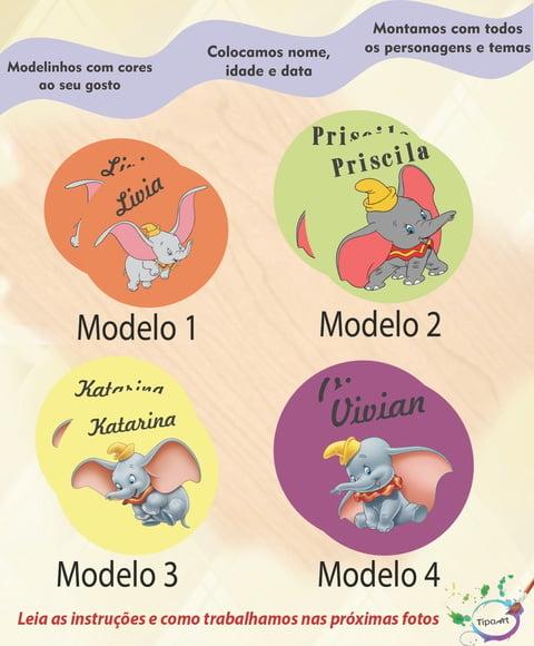 Adesivo 5 Cm-dumbo