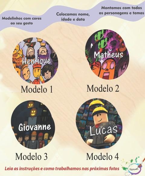 Adesivo 5 Cm-forsaken Roblox