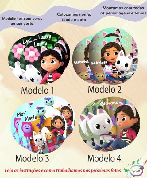 Adesivo 5 Cm-gabi Casa Mágica