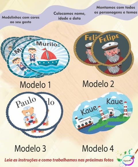 Adesivo 5 Cm-marinheiro