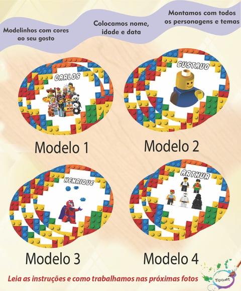 Adesivo 5 Cm-lego