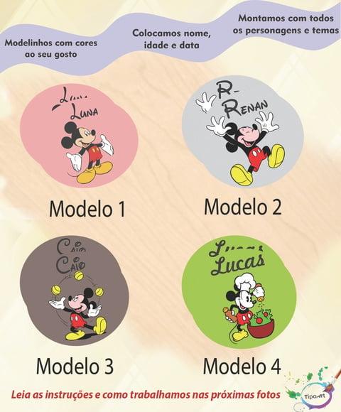 Adesivo 5 Cm-mickey