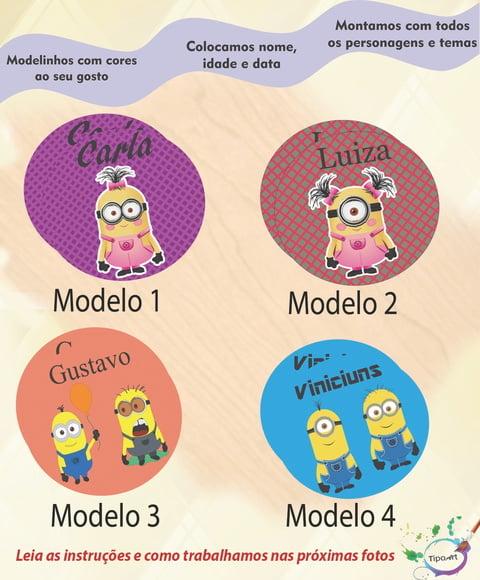 Adesivo 5 Cm-minions