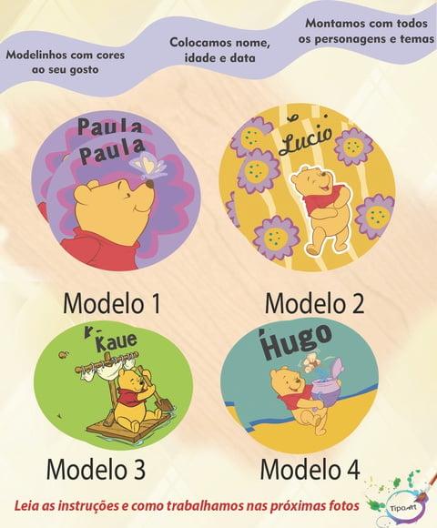 Adesivo 5 Cm-pooh