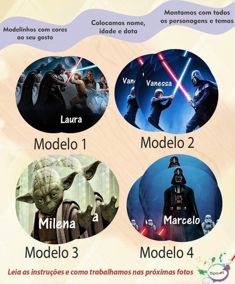 Adesivo 5 Cm-starwars