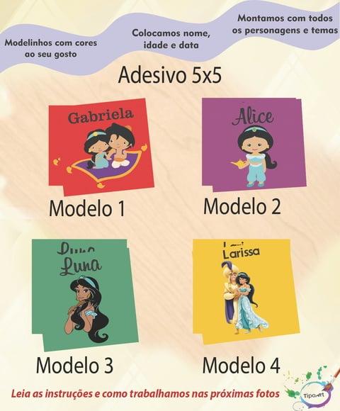 Adesivo 5x5 cm Quadradinho-jasmine