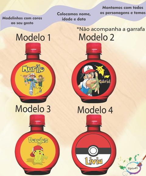 Adesivo Água Ouro Fino - Pokemon