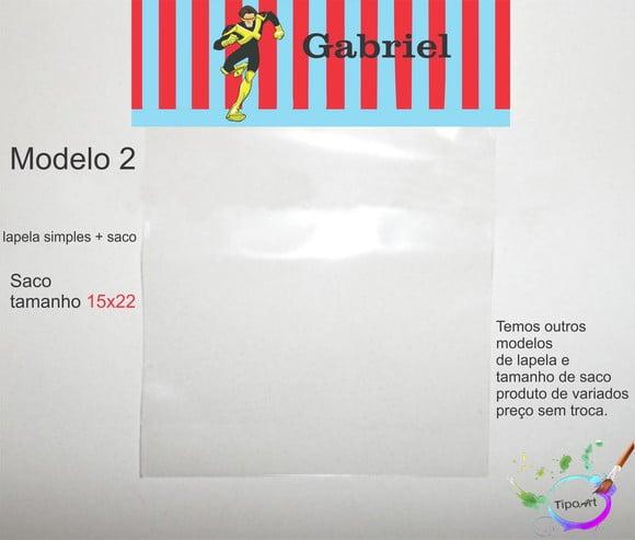 4lapela(simples) e Saco 15x22-x Mens