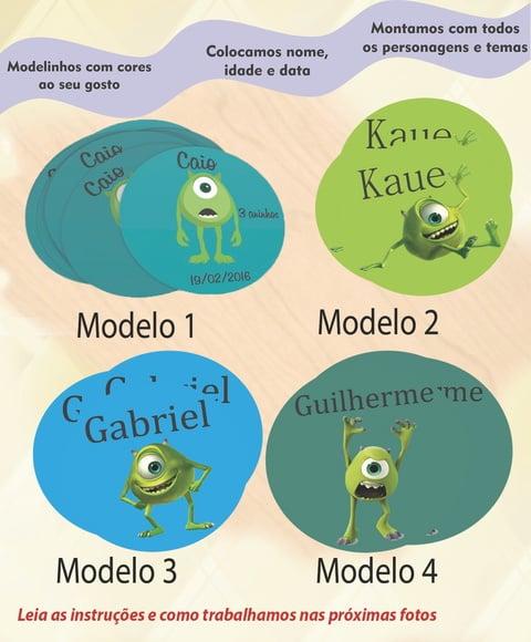 Adesivo 5 Cm- Mike Wazowski
