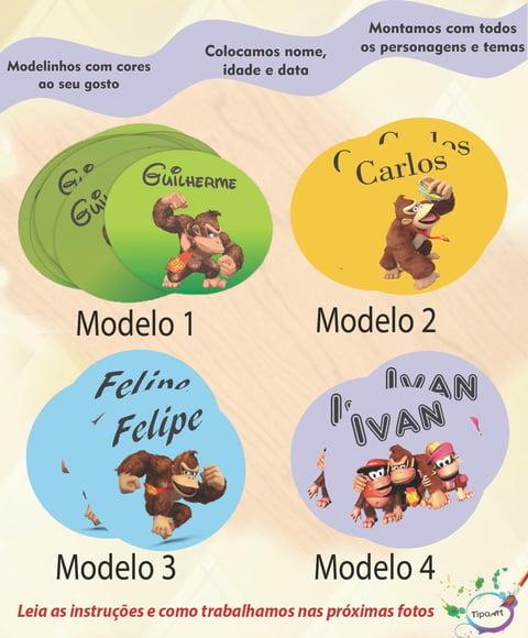 Adesivo 5cm -donkey Kong