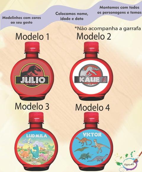 Adesivo Água Ouro Fino -dinossauros