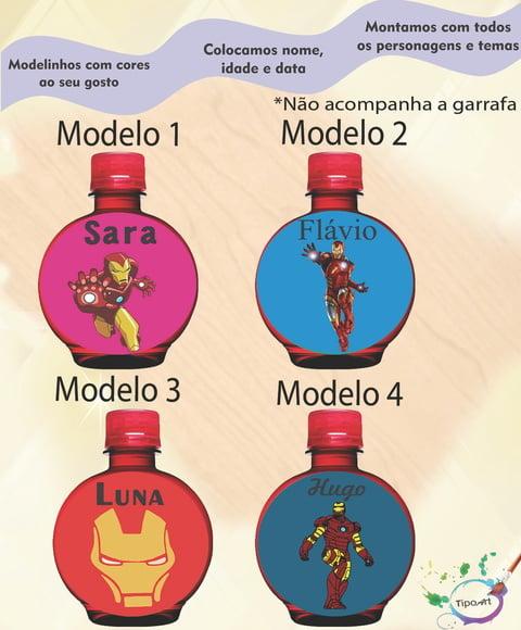 Adesivo Água Ouro Fino -homem de Ferro