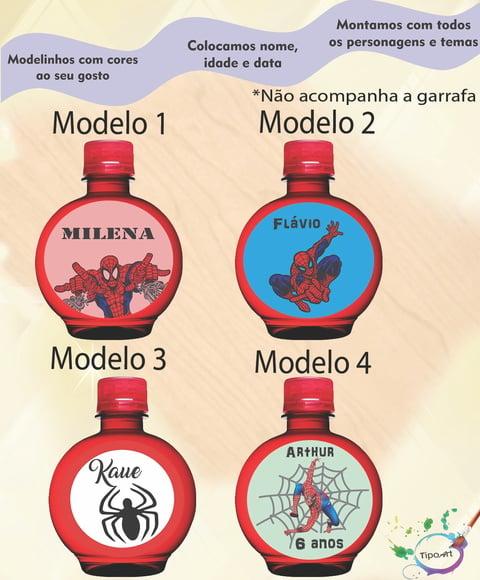 Adesivo Água Ouro Fino -homem Aranha