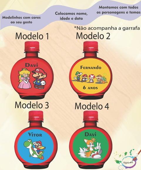 Adesivo Água Ouro Fino -mario Bros