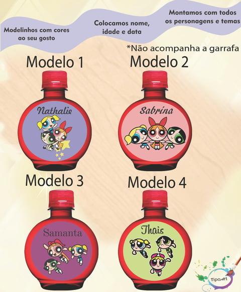 Adesivo Água Ouro Fino -menina Super Poderosas