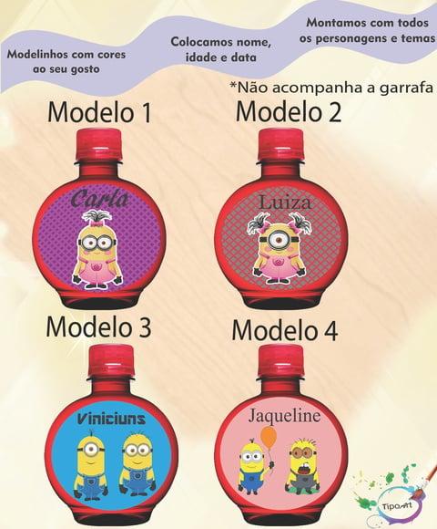 Adesivo Água Ouro Fino -minions