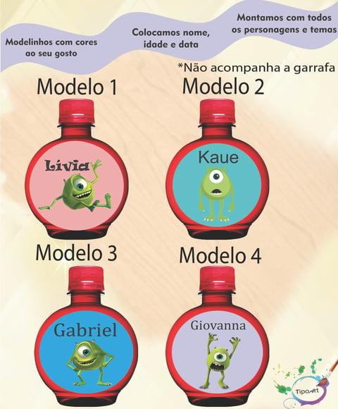Adesivo Água Ouro Fino -mike Wazowski