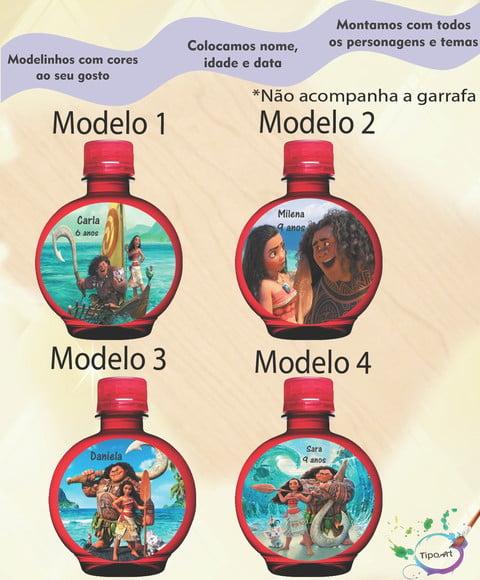 Adesivo Água Ouro Fino -moana e Mauí