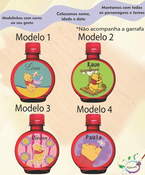 Adesivo Água Ouro Fino -pooh