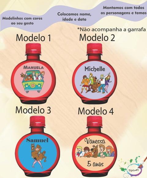 Adesivo Água Ouro Fino -scooby Doo