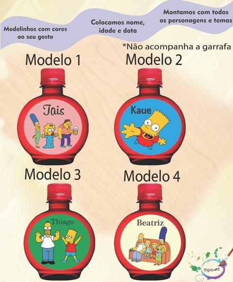 Adesivo Água Ouro Fino -simpson