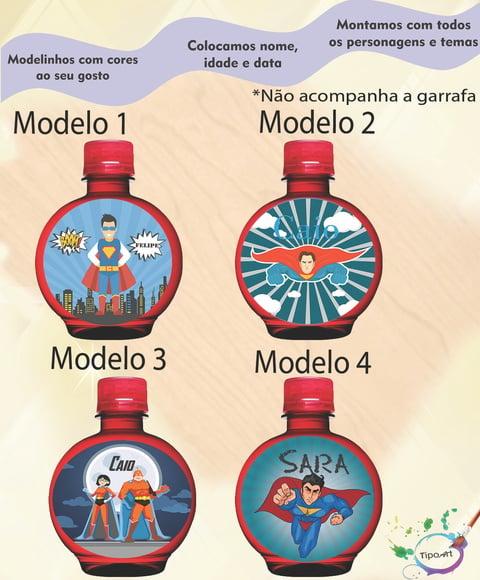 Adesivo Água Ouro Fino -super Herói