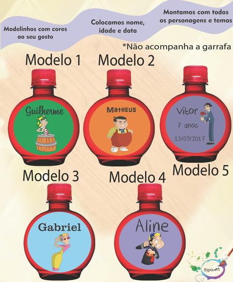 Adesivo Água Ouro Fino -turma do Chaves