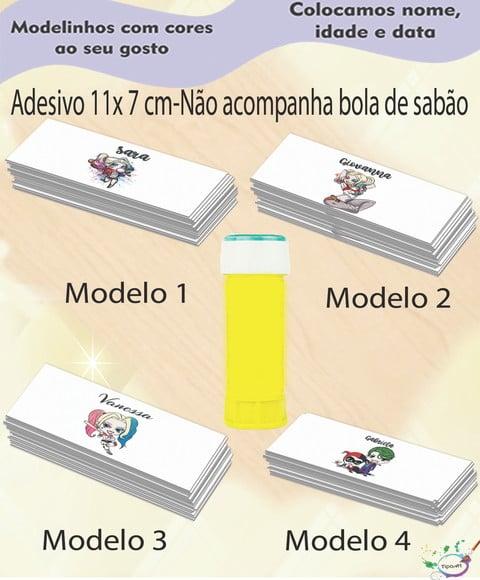 Adesivo Bolha de Sabão-arlequina
