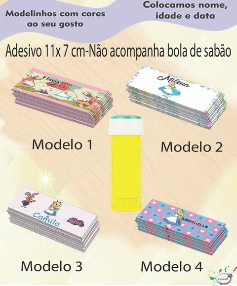 Adesivo Bolha de Sabão-alice