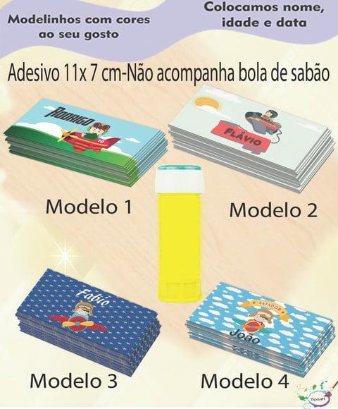 Adesivo Bolha de Sabão-aviador